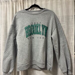 Gray Brooklyn New York Sweatshirt